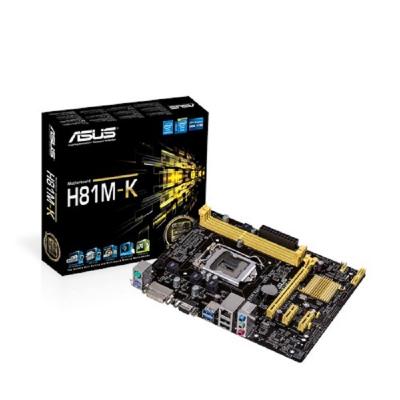 ASUS H81M-K 1150 VGA+DVI DDR31600 PS/2 KB+MS Gbit